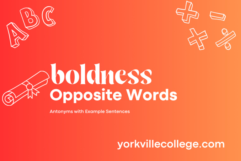 Opposite of Boldness