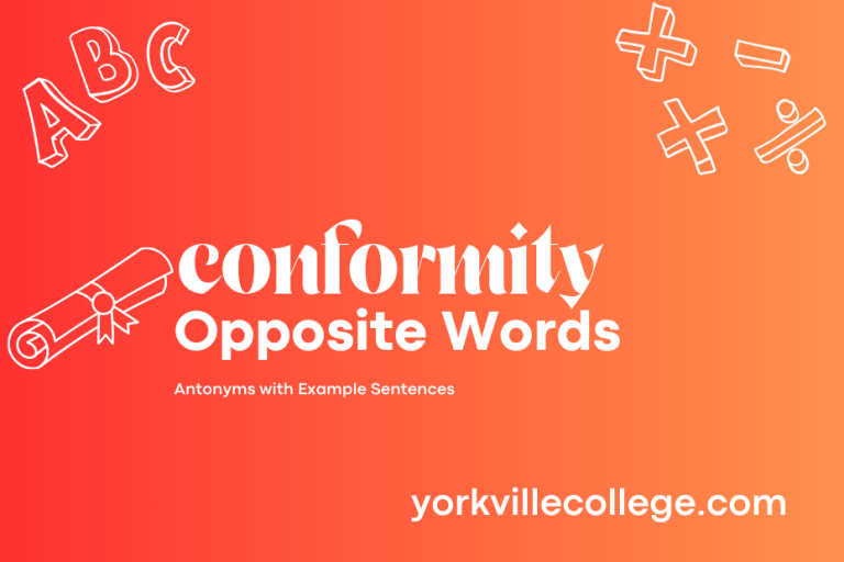 Opposite of Conformity