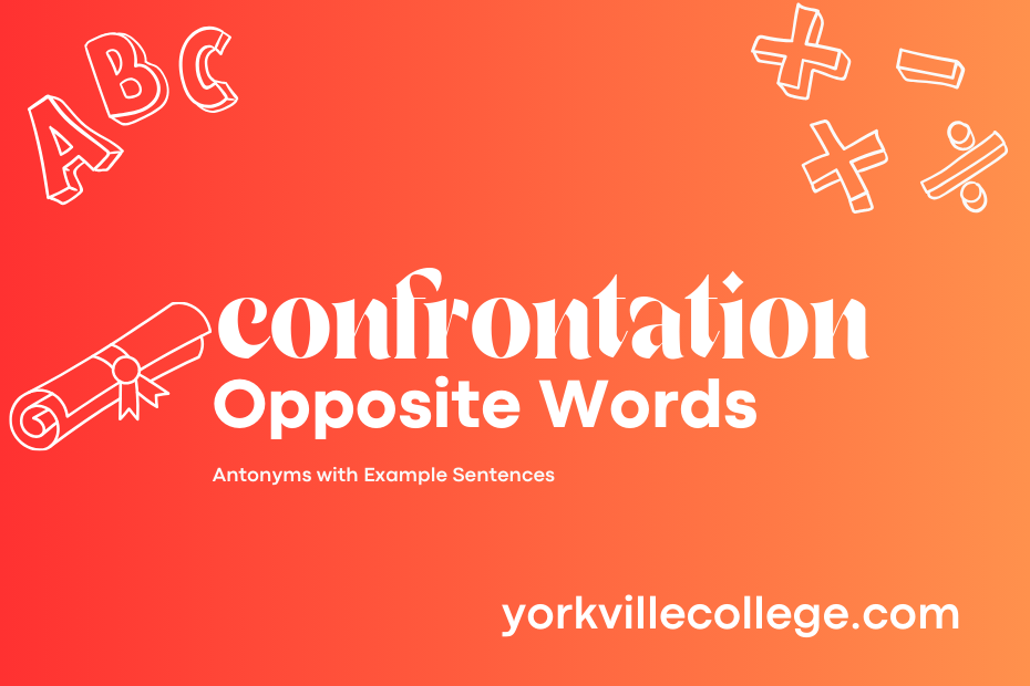 Opposite of Confrontation