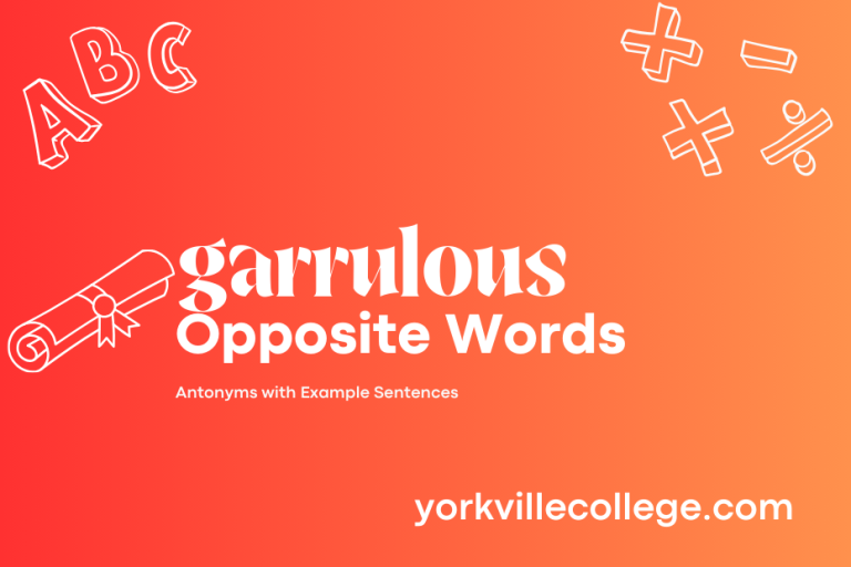 Opposite of Garrulous