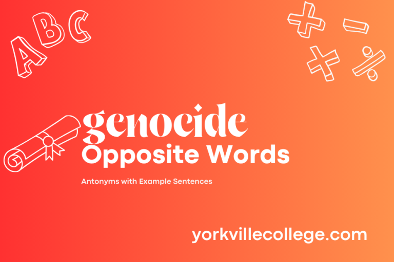 Opposite of Genocide