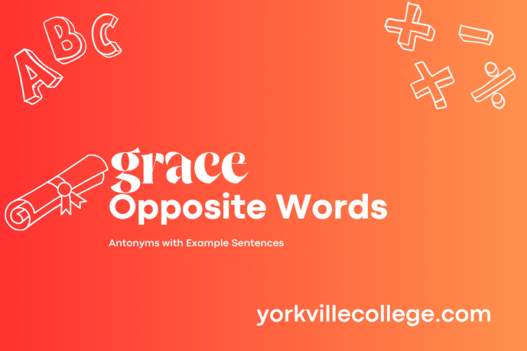 Opposite of Grace