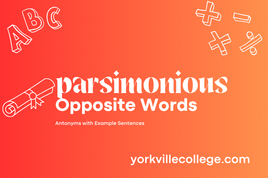 Opposite of Parsimonious