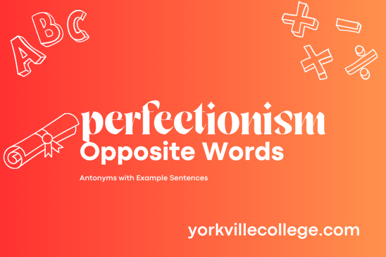 Opposite of Perfectionism