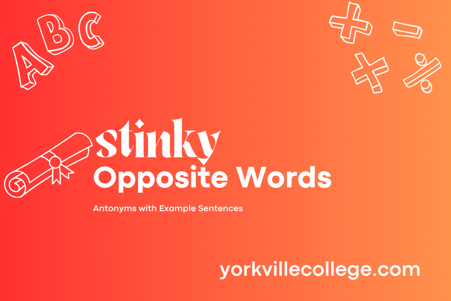 Opposite of Stinky