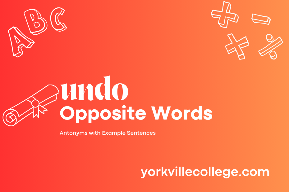 Opposite of Undo