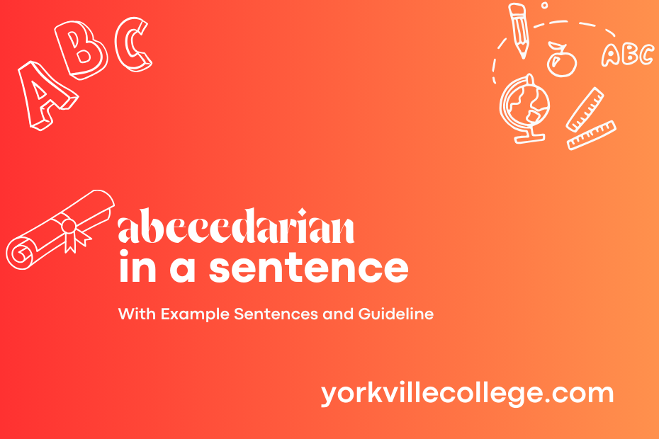 abecedarian in a sentence