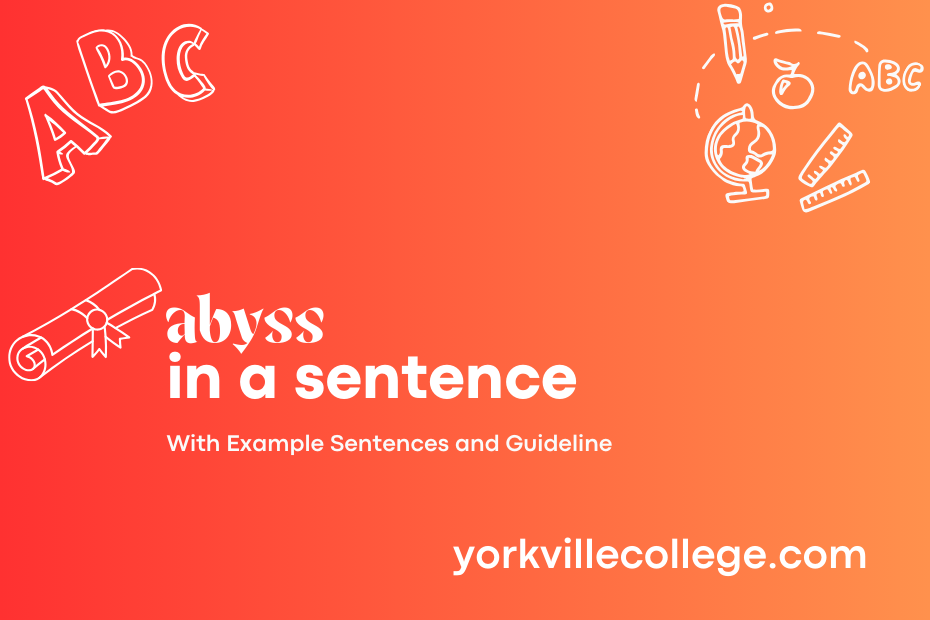 abyss in a sentence