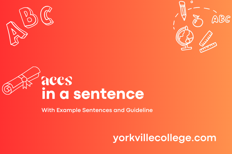 aces in a sentence