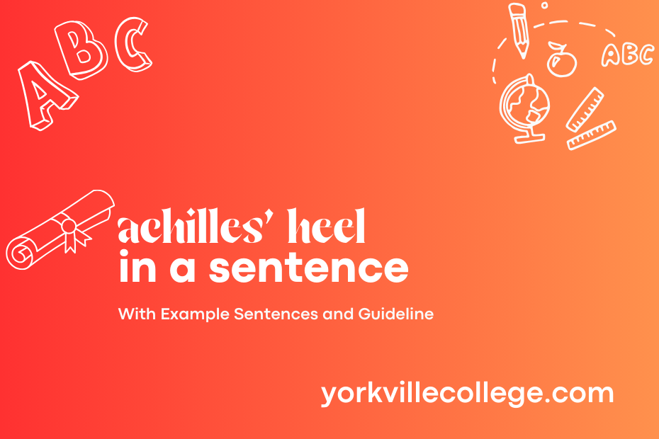 achilles' heel in a sentence