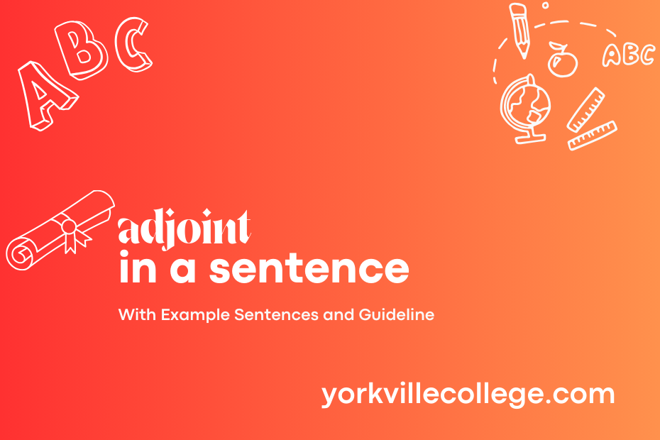 adjoint in a sentence