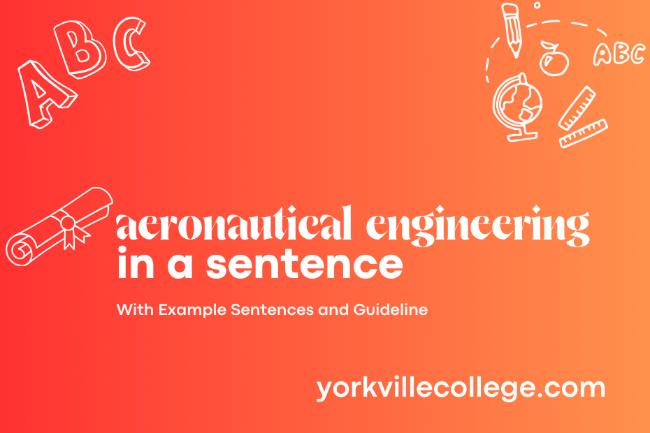 aeronautical engineering in a sentence