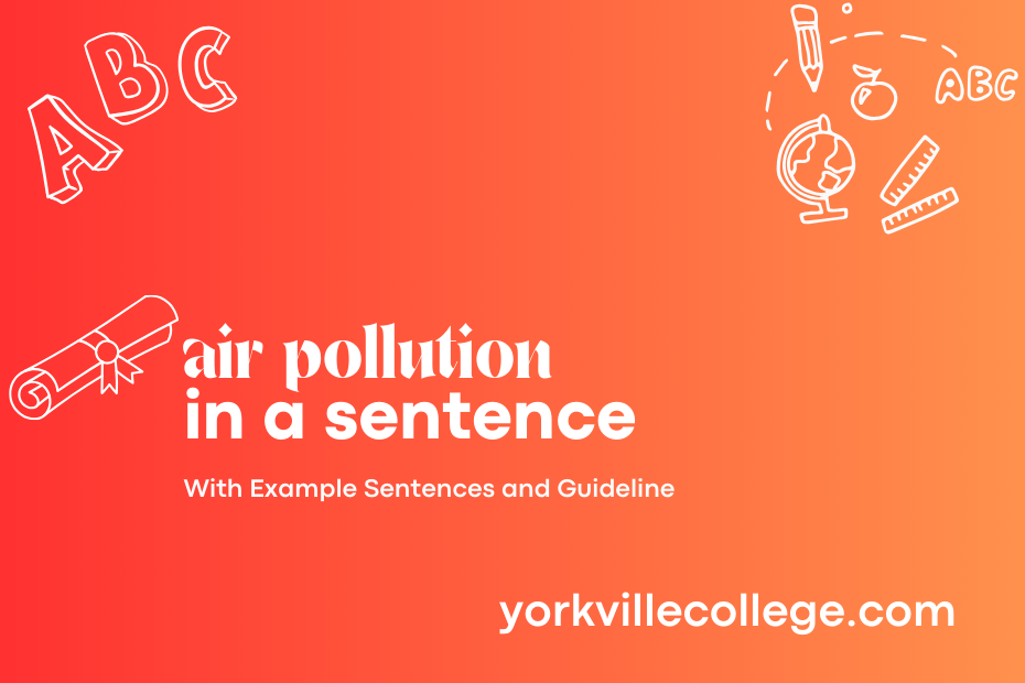 air pollution in a sentence