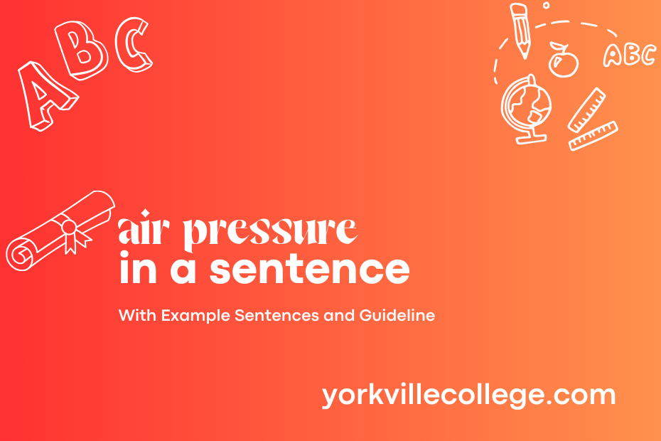 air pressure in a sentence