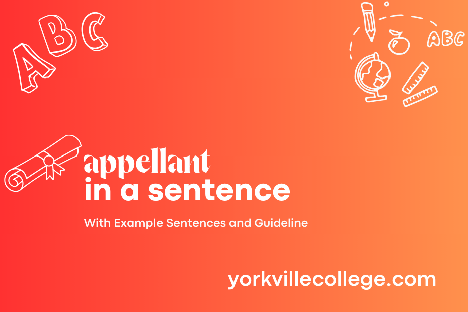 appellant in a sentence