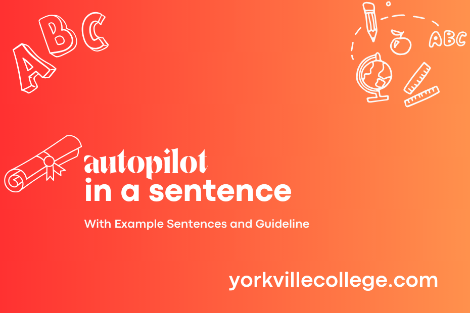 autopilot in a sentence