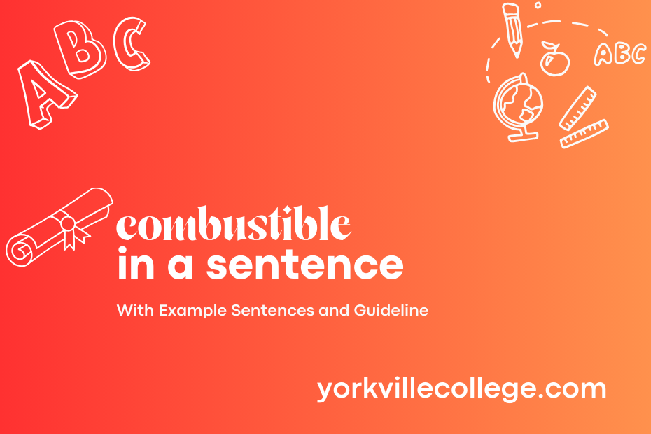 combustible in a sentence