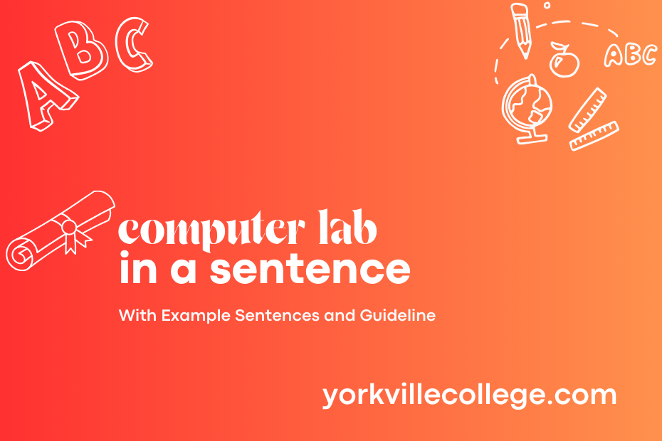 computer lab in a sentence