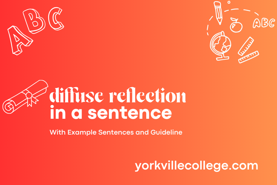 diffuse reflection in a sentence