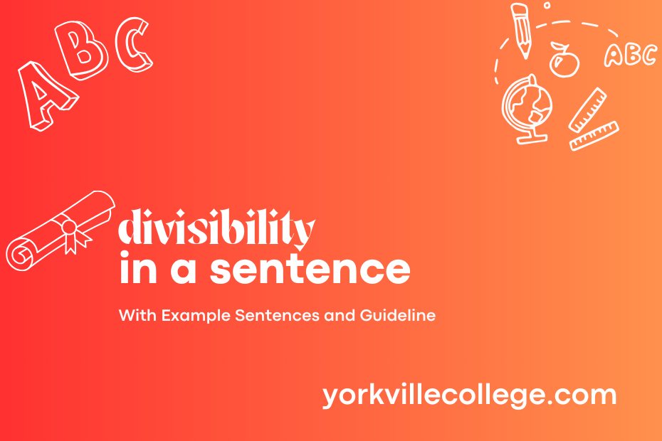 divisibility in a sentence