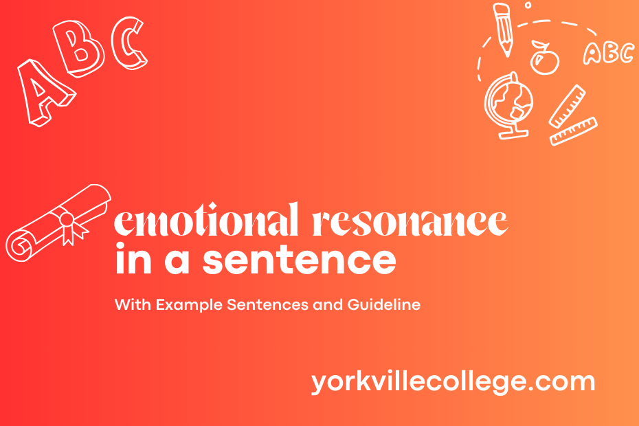 emotional resonance in a sentence