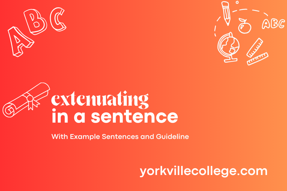 extenuating in a sentence