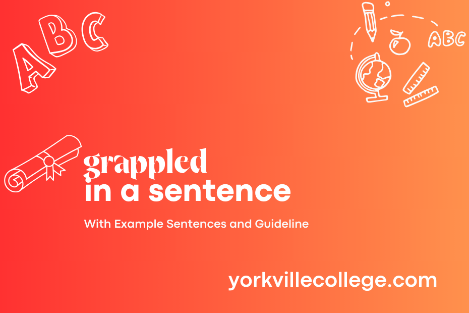 grappled in a sentence