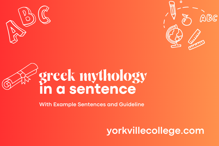 greek mythology in a sentence