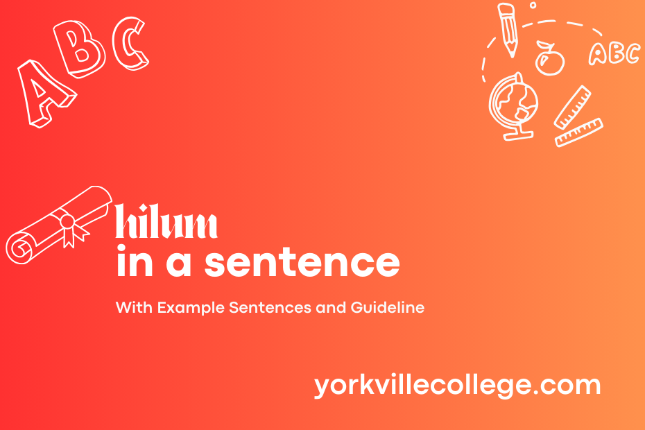 hilum in a sentence