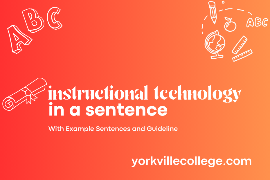 instructional technology in a sentence