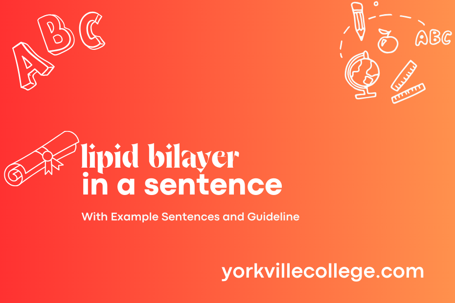 lipid bilayer in a sentence