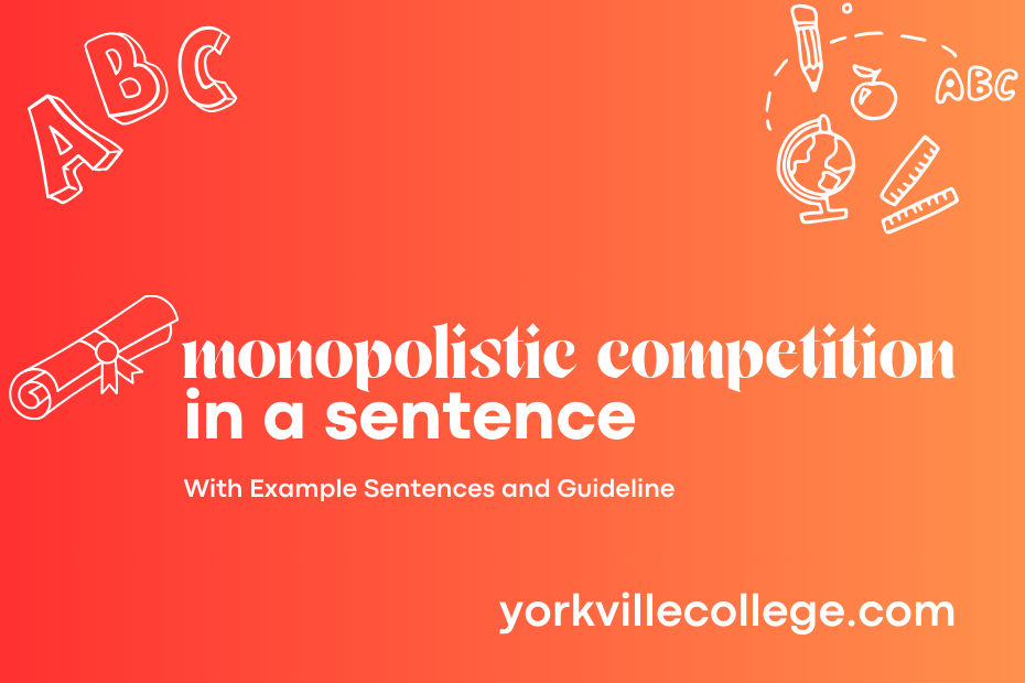 monopolistic competition in a sentence