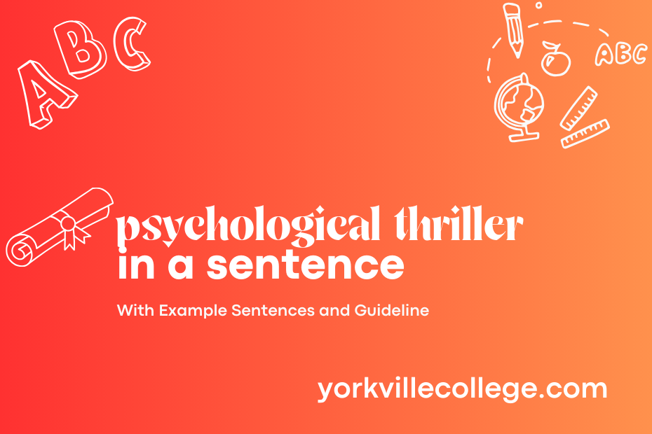 psychological thriller in a sentence