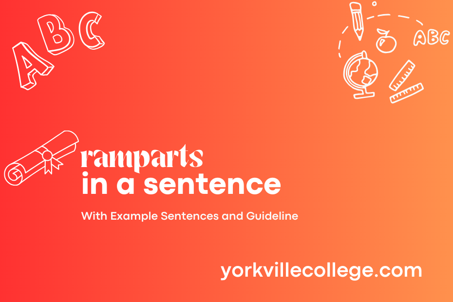 ramparts in a sentence
