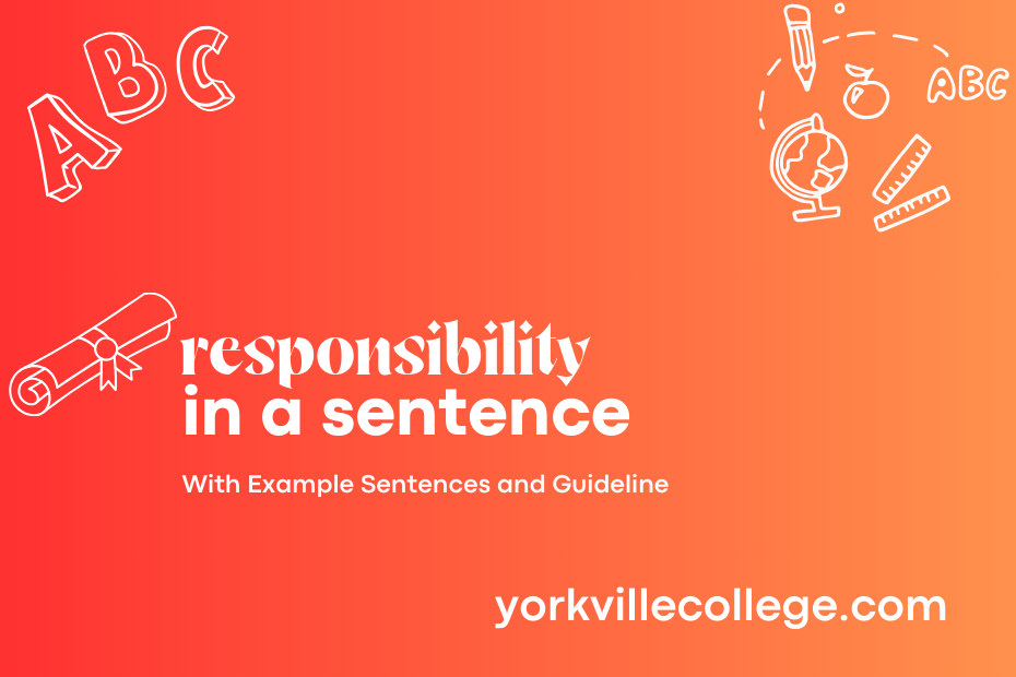 responsibility in a sentence